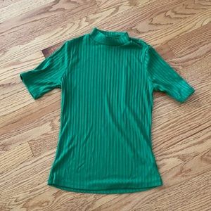 Emerald Green Mock Turtle Neck
